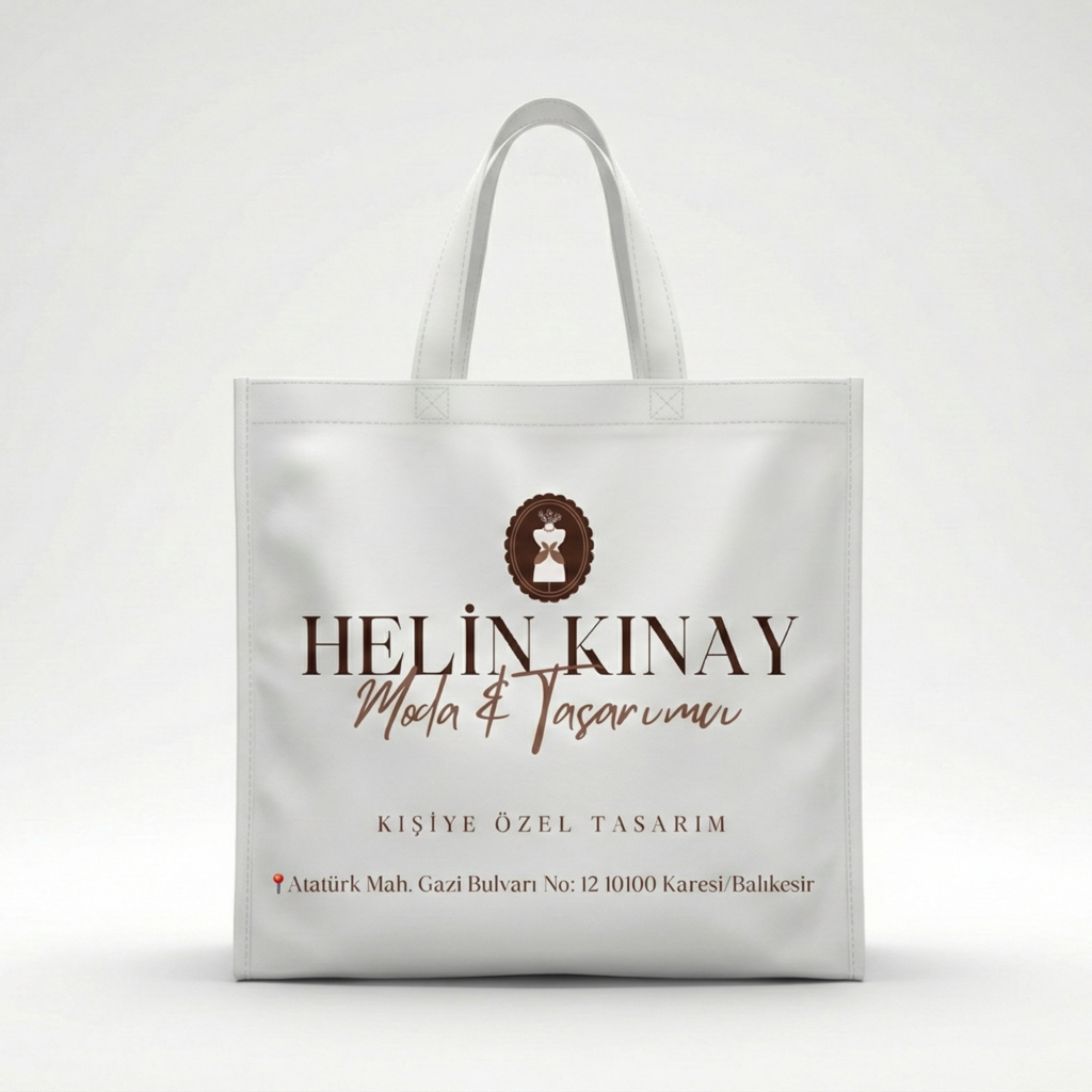 loop handle bag beyaz